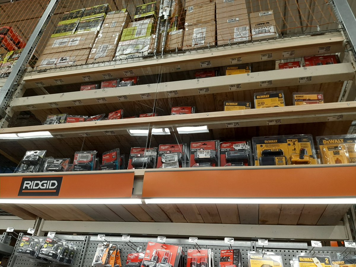 Latest Hero of Hardware Richard. Reset PP battery  over heads with custom slide doors. Make replenishment a snap while minimizing shrink. Well Done !