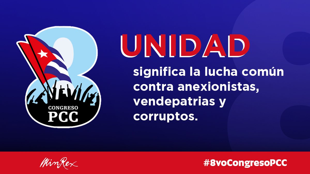 CUBAONU on Twitter: "#Cuba #8voCongresoPCC The 8th Congress of the Cuban Communist Party will take place April 16-19, 2021.… "