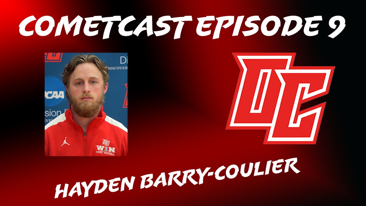 OlivetAthletics's tweet photo. In this week's CometCast, Michael Fisk chats with Hayden Barry-Coulier from the @Band_of_BrosOC . 

WATCH -- https://t.co/tTlgTdQ7xm

#GoCOMETS #OCNation #d3fb https://t.co/p7hsYvUhuf