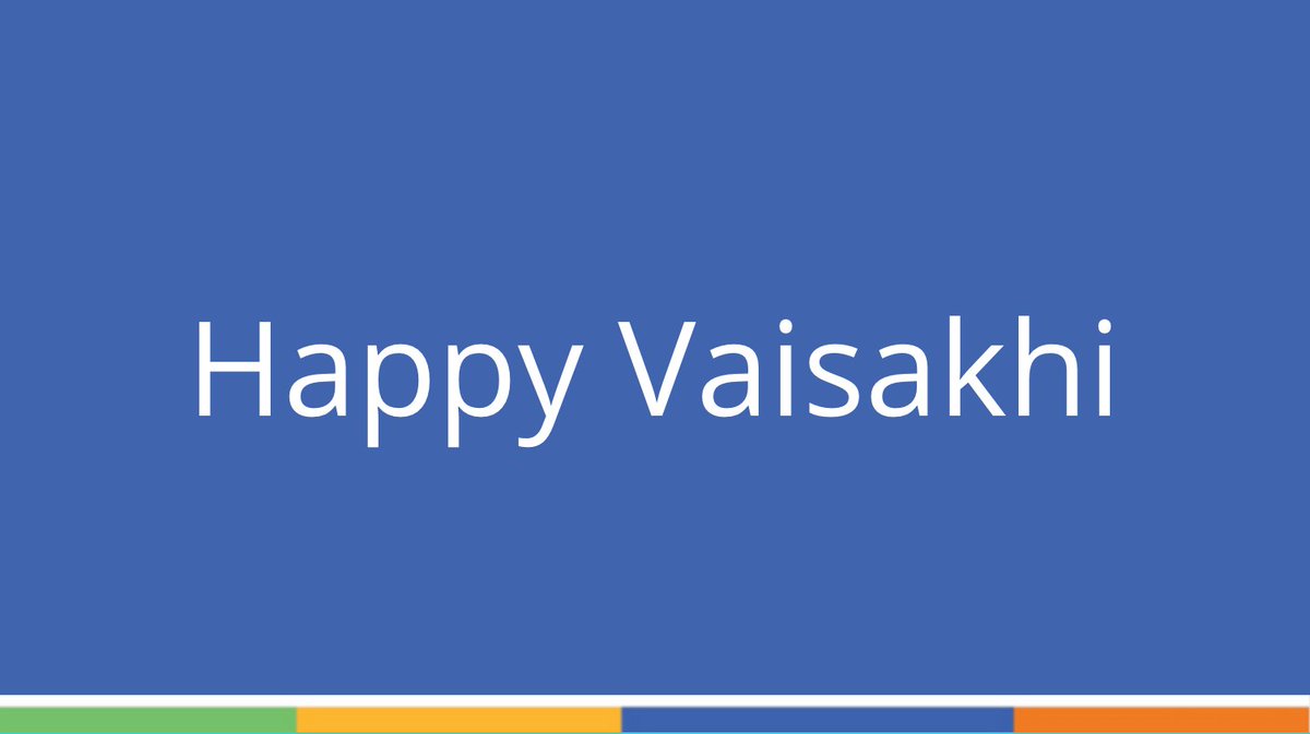 Happy Vaisakhi to everyone celebrating today! 

Wishing you a very happy and prosperous year ahead.
