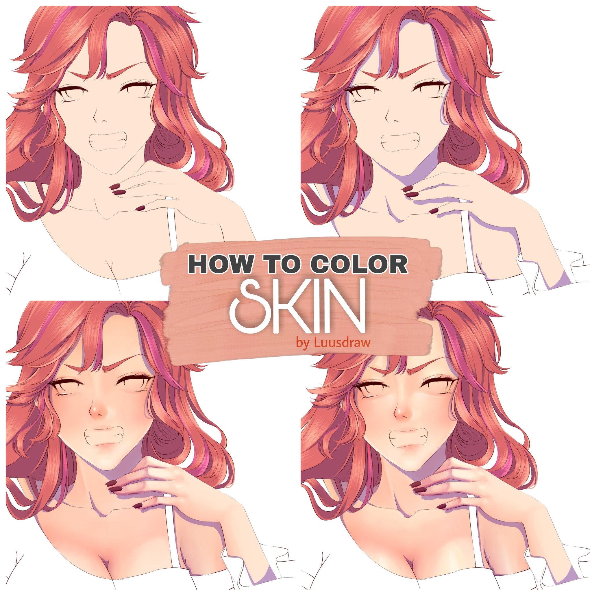 Anime skin tones 1 (pale) Color Palette | Skin color palette, Colors for  skin tone, Color schemes colour palettes