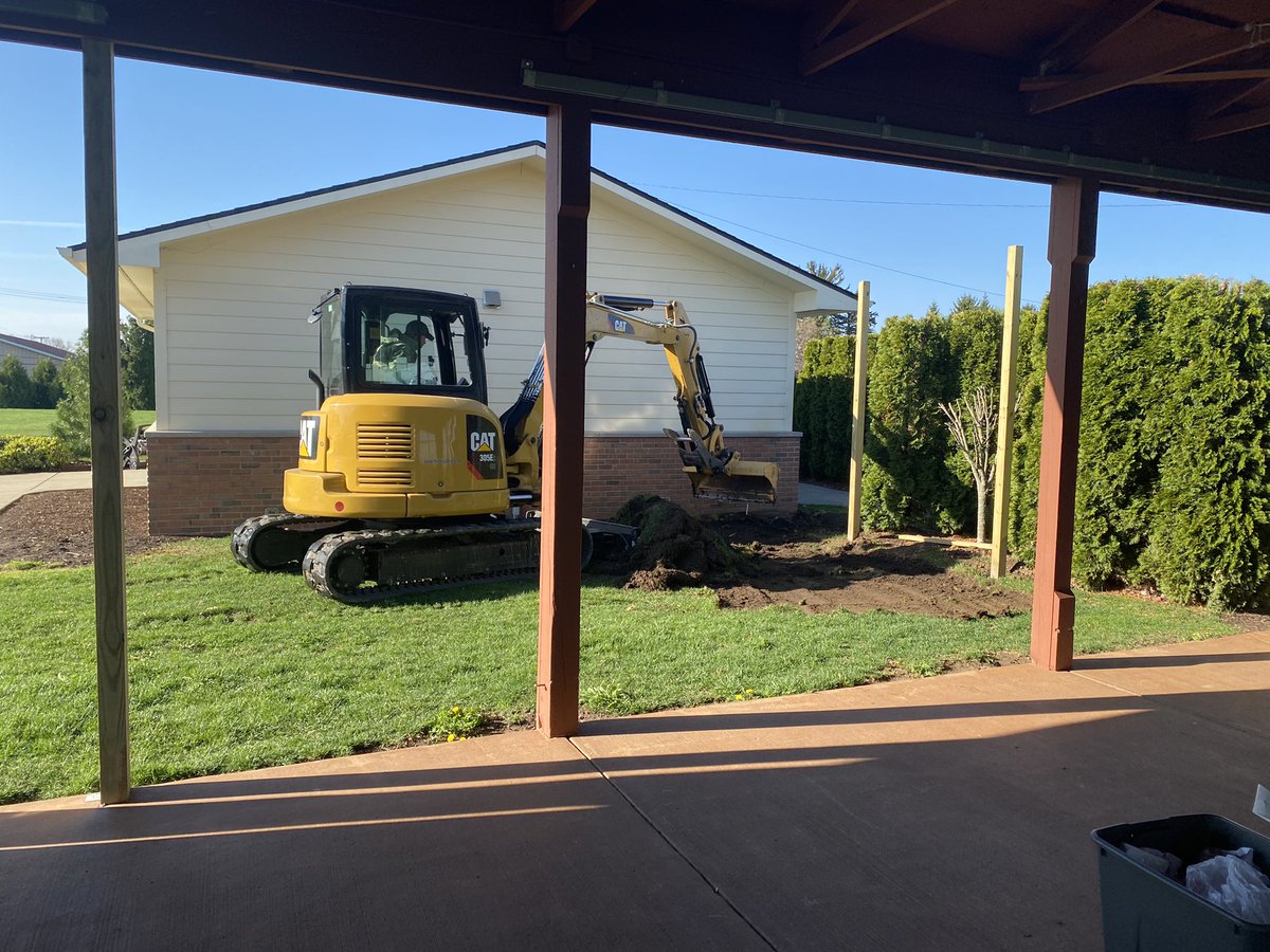 Summerhouse improvement projects underway! <a href="/FoxHillsGolf/">Fox Hills Golf</a>
