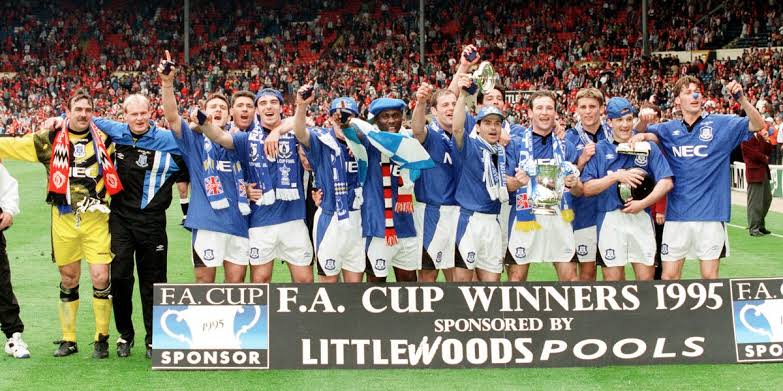 9. Everton (25 years, 7 months, 16 days) Last major trophy: FA Cup, Saturday, May 20, 1995