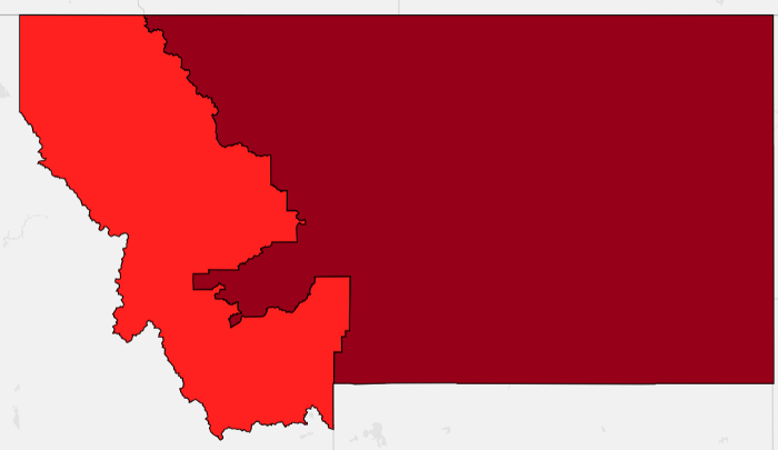 MO: Legal but I doubt that Cleaver will be drawn out, he has an good relation with the legislatureMontana: Unnecessarily ugly but legalNebraska: ???????? Why is there an rural-Omaha seat on an fair map? There should be an narrow Trump or narrow Clinton urban/suburban seat