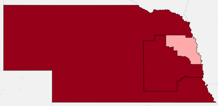 MO: Legal but I doubt that Cleaver will be drawn out, he has an good relation with the legislatureMontana: Unnecessarily ugly but legalNebraska: ???????? Why is there an rural-Omaha seat on an fair map? There should be an narrow Trump or narrow Clinton urban/suburban seat