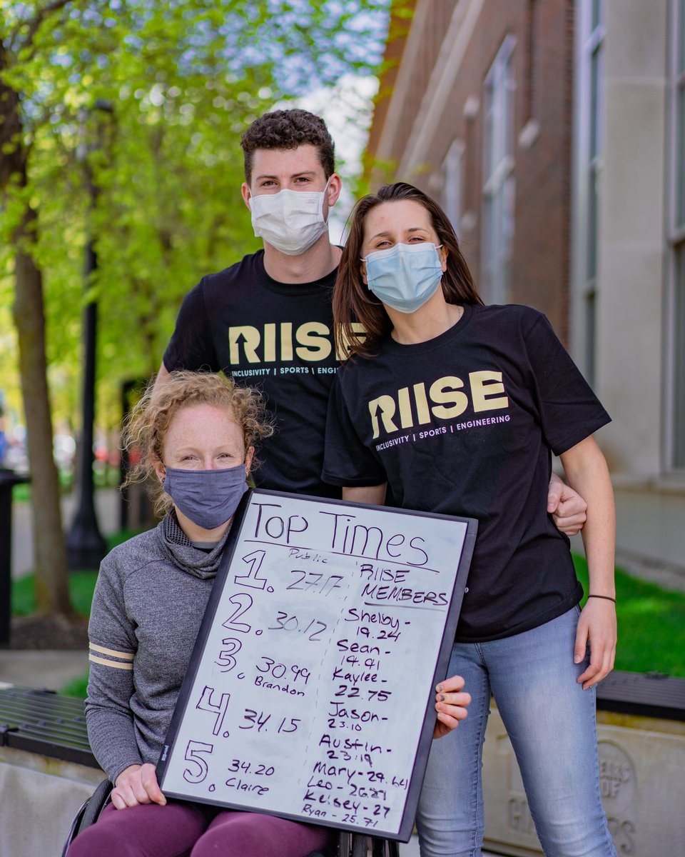 RIISEpurdue's tweet photo. Special thanks to everyone who came by our Wheelchair Obstacle Course! We had a blast telling students about our mission and watching them cruise (or struggle) through our course! Thank you to everyone who made this possible! Stay tuned for more future social events! https://t.co/g9evTJzuN6