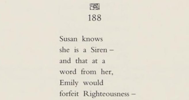 "At a word from her, Emily would forfeit Righteousness""Whatever Realm I forfeit, Lord continue me in this"Why would she forfeit a Realm (which could be heaven) because she owns/loves Susan? Emily puts Sue in a dangerous place & don't forget Sue burnt some stuff that she++