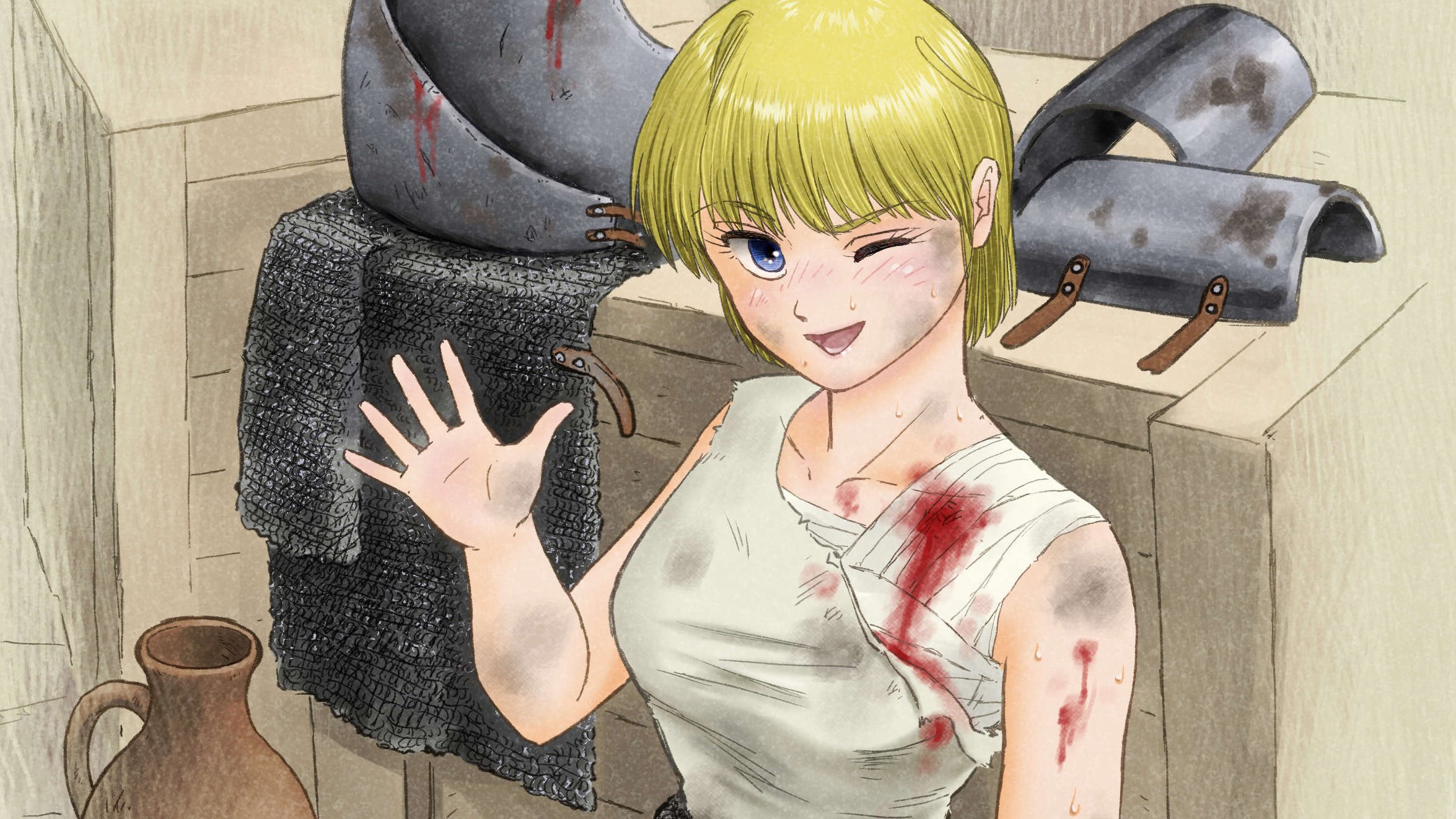 紫蘭 中世ヨーロッパを舞台にしたイラストや漫画を制作している素人絵描き デジタル初心者 です ファンタジーではないので泥臭い表現が多いですが その時代に生きたリアルな人間を描きたいと思い奮闘中です 自分が描きたい主題を自分のために描いてい