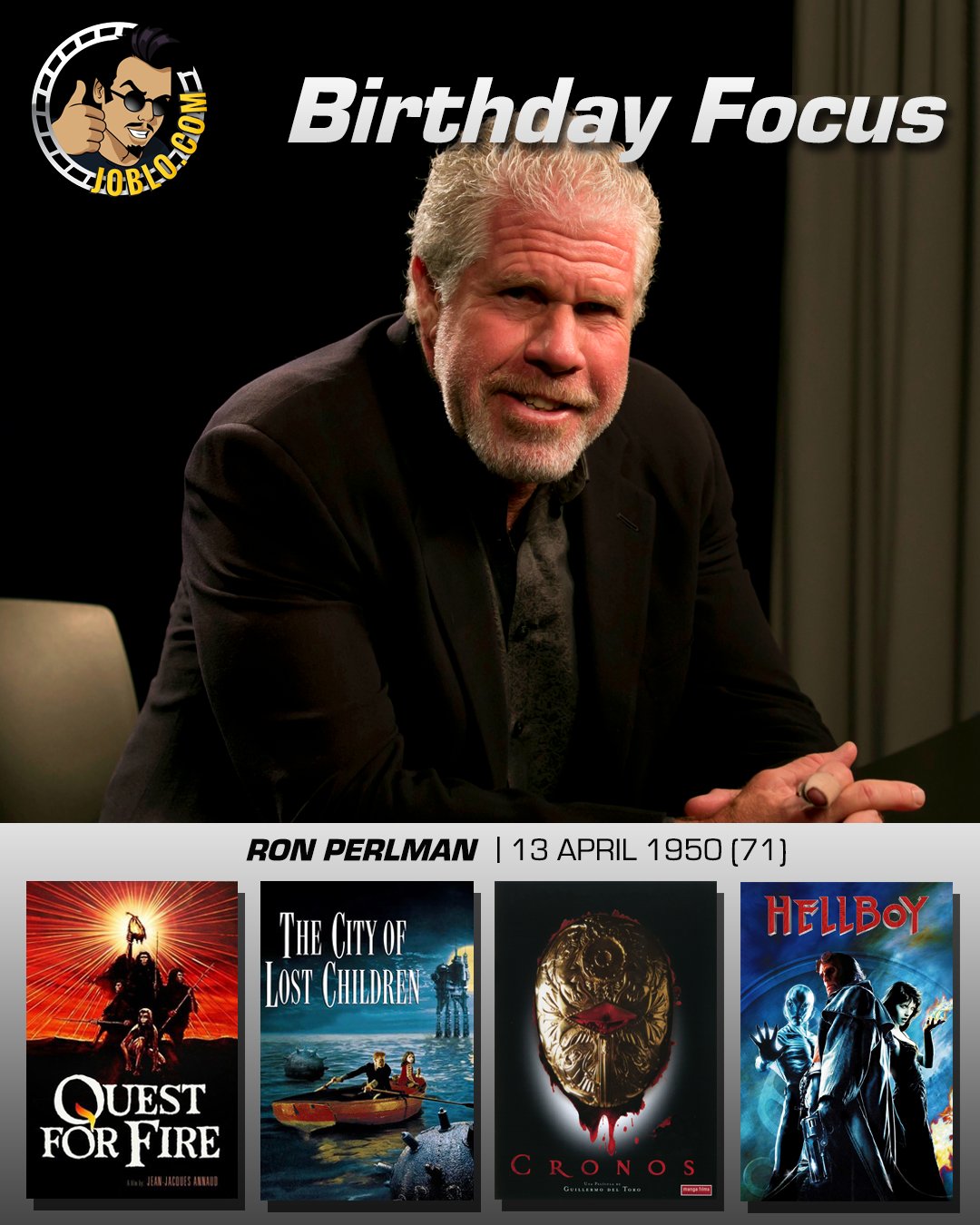 Wishing Ron Perlman a very happy 71st birthday! 