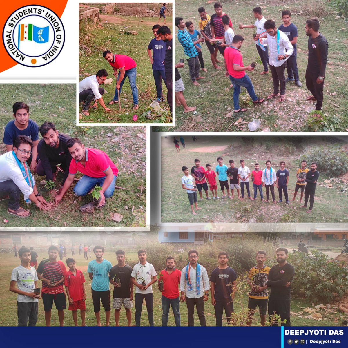 Deepjyotidas786's tweet photo. On the occasion of the 69th Birth Anniversary of Late @AnjanDuttaINC Sir. We organized a sapling plantation drive in Guwahati.

@angkitadutta 
@dweetydutta https://t.co/K5QWcOjnDJ