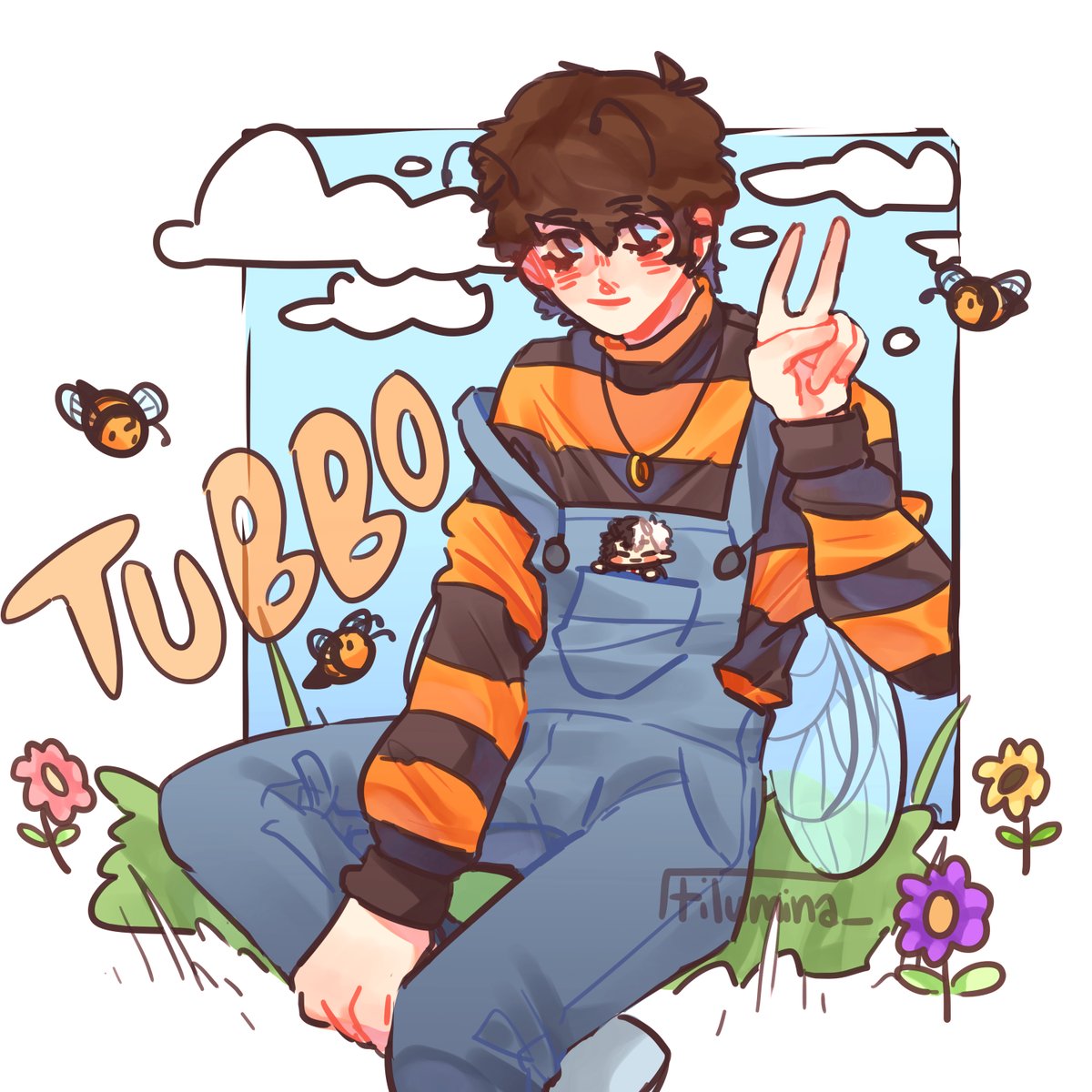 silver on Instagram: tubbee and genderman . . . . . . . #originsmp  #originsmpfanart #fanart #tubbofanart #tubbo #ranboofanart #ranboo