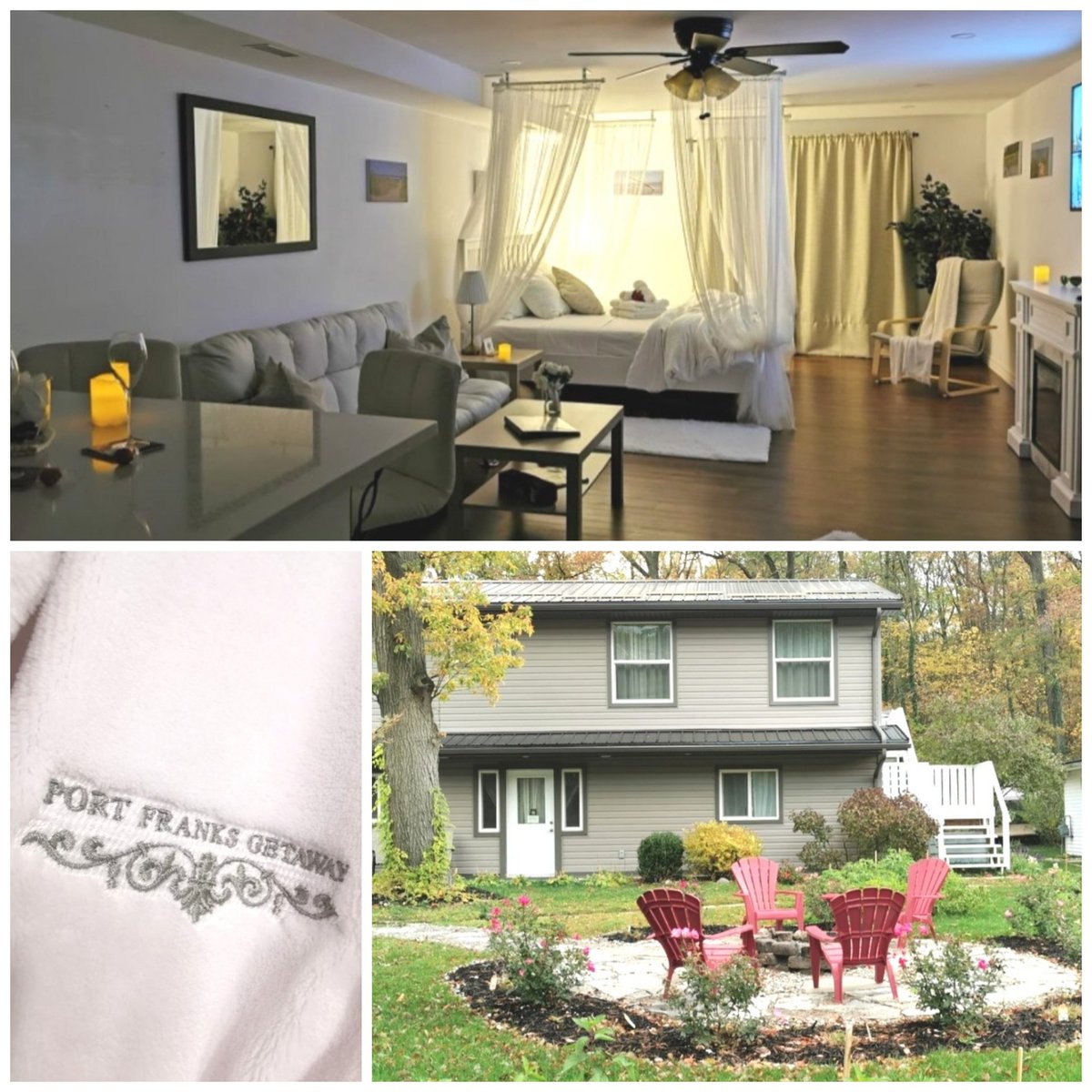 MoVernie's tweet photo. [#COTTAGETRAVELSERIES] Spring is here and if you are planning for a romantic getaway sometime this year, #PortFranksGetaway is a place for you.

No kids allowed. No pets allowed. Just you and your loved one sharing some private relaxing times.

#PortFranks #OntarioTravelSeries https://t.co/2D6pYQXI0q