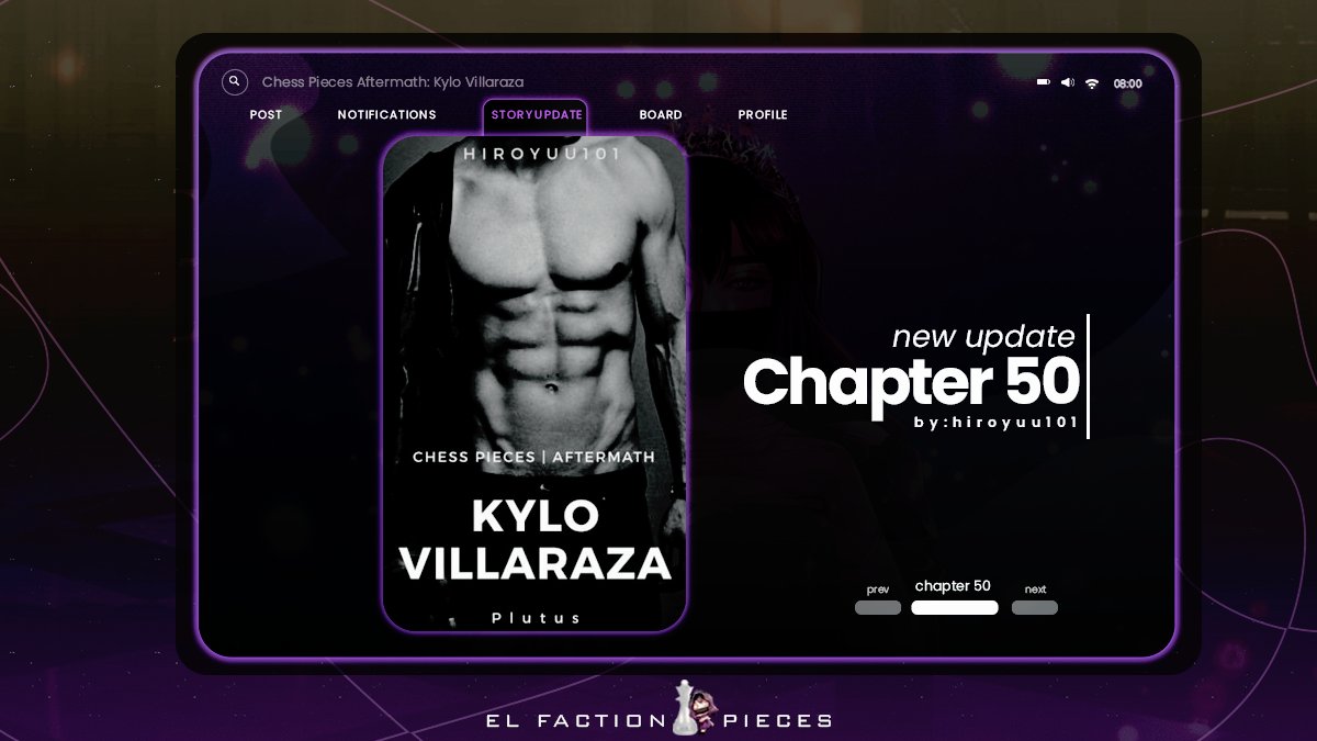 ELFactionPieces's tweet photo. STORY UPDATE: Chess Pieces Aftermath: Kylo Villaraza Chapter 50

Read it here: https://t.co/hmFO7D4BSt

#CPAKVchap50 https://t.co/lHJf2EMjej