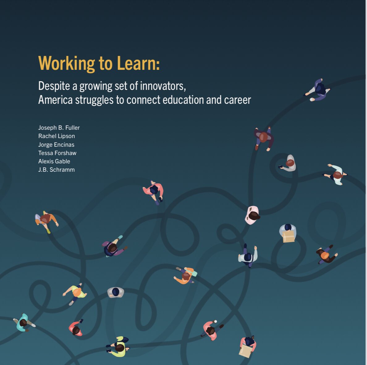 JohnRDallasJr's tweet image. Using data from @newprofit, @JosephBFuller and colleagues at @HarvardHBS offer a breakaway look at #WorkingToLearn. “...there is a clear appetite among learners...for new models of working and learning. ...demand accelerated during the #COVID19 #pandemic.” hbs.edu/managing-the-f…