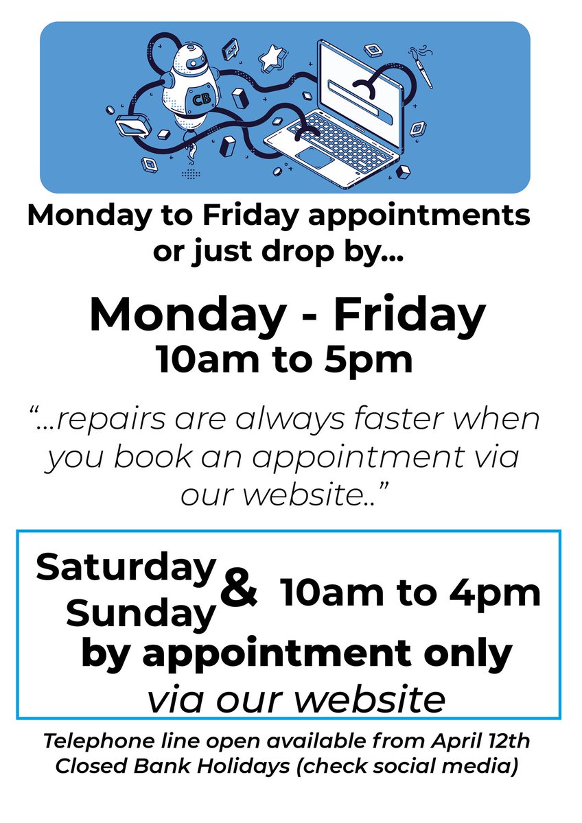 lovehoole's tweet photo. Computer worries? Worry no more! @comp_buddies are open and ready to give you a hand! https://t.co/ClJHKrCzZx