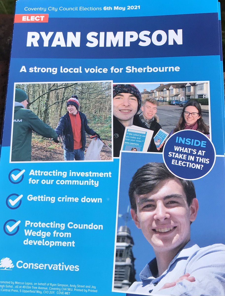 It’s been good to get out in the sunshine ☀️ this morning to deliver for our excellent LE2021 candidate @rsimpson418 #SherbourneWard starting to feel fit again after a swim at the village first thing. Hairdressers next 😊@CllrPeteMale