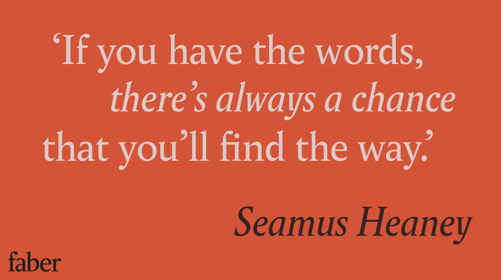 Happy birthday, Seamus Heaney! 