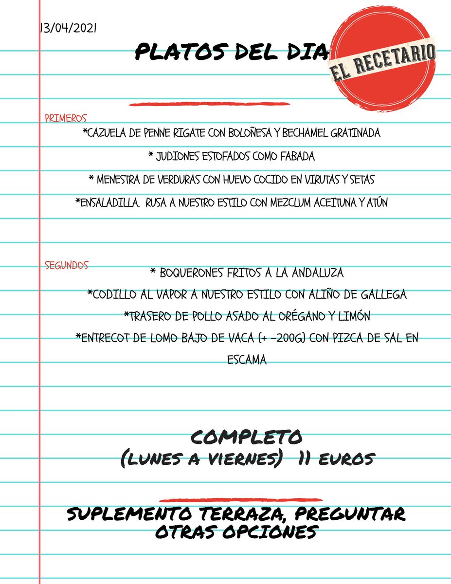 El Recetario (@recetarioel) on Twitter photo 