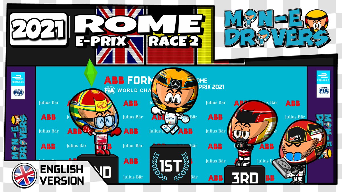 OfficialMinis's tweet photo. MinEDrivers - #ABBFormulaE - #RomeEPrix - Race 2
#StoffelVandoorne #AlexanderSims #PascalWehrlein
https://t.co/2DFm0LNyMu https://t.co/I2DeMLgD9j