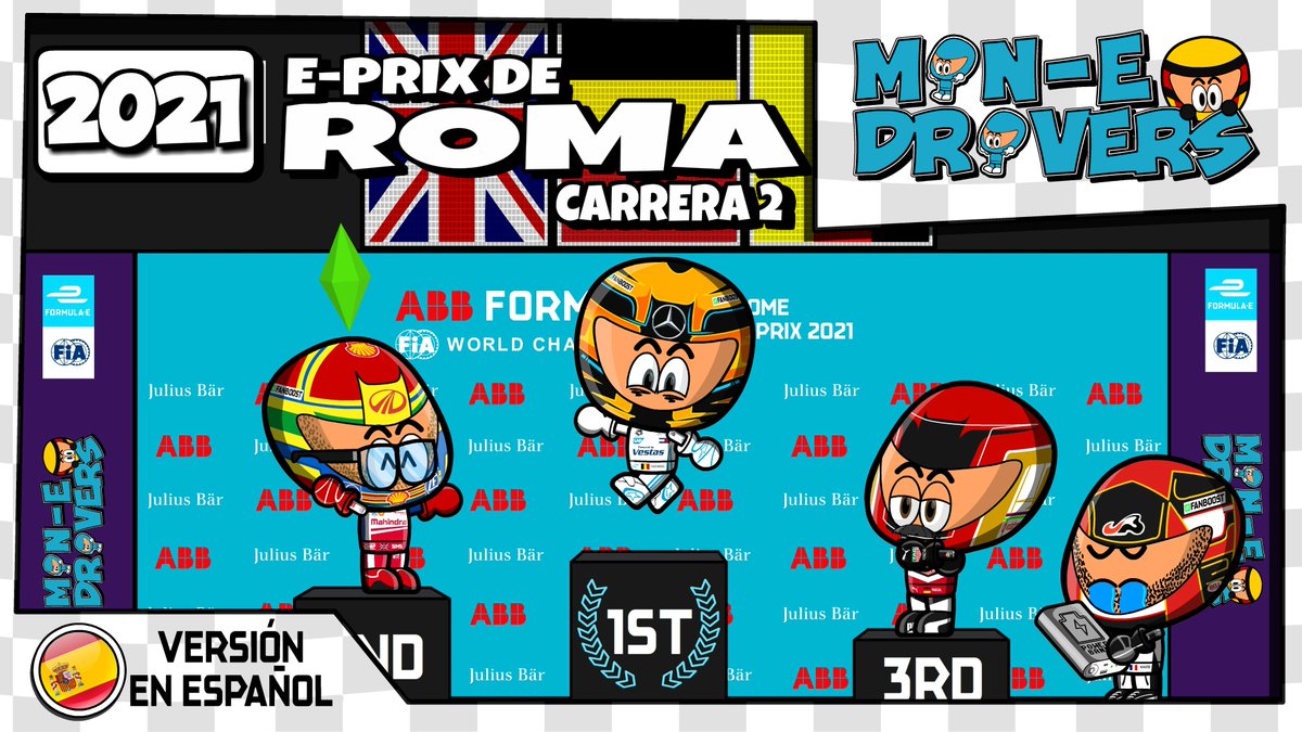 OfficialMinis's tweet photo. MinEDrivers - #ABBFormulaE - #RomeEPrix - Race 2
#StoffelVandoorne #AlexanderSims #PascalWehrlein
https://t.co/2DFm0LNyMu https://t.co/I2DeMLgD9j