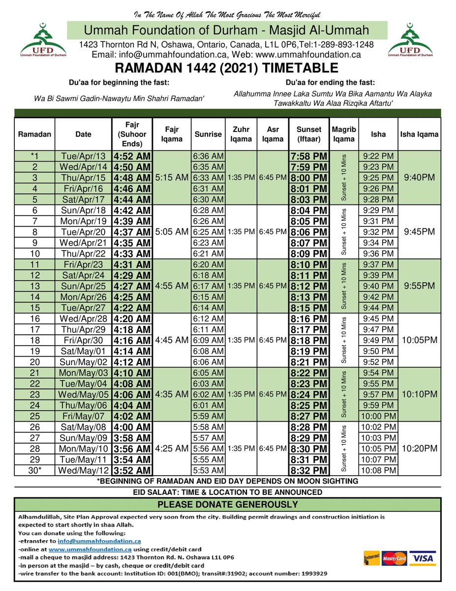 ummahdurham's tweet photo. Please find attached the Ramadan timings for quick and easy reference. https://t.co/dzXI7ZGPvy