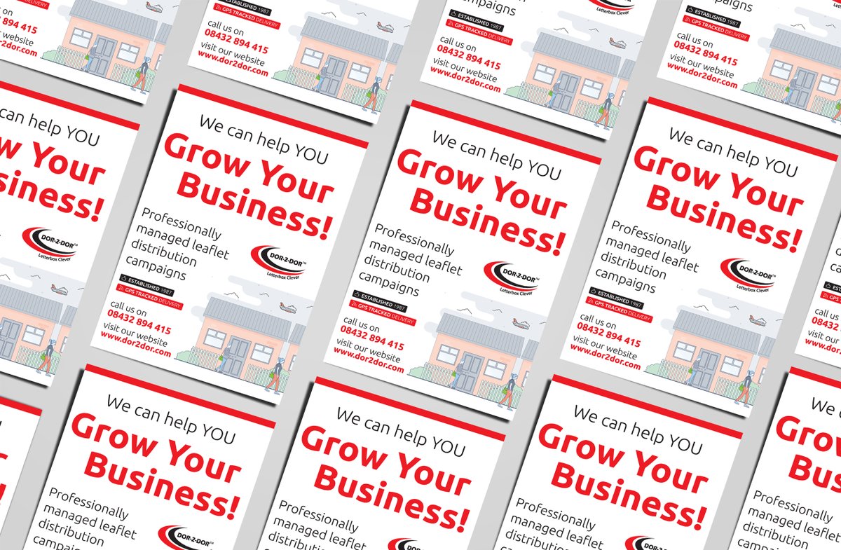 Grow Your Business - gain new customers through a local leaflet distribution campaign..📮📮

#leafletdistribution #letterboxmarketing #letterboxclever #growyourbusiness #gainnewcustomers #dor2dor #Dor2DorBuryBolton #BL #M25 #M26 #M45