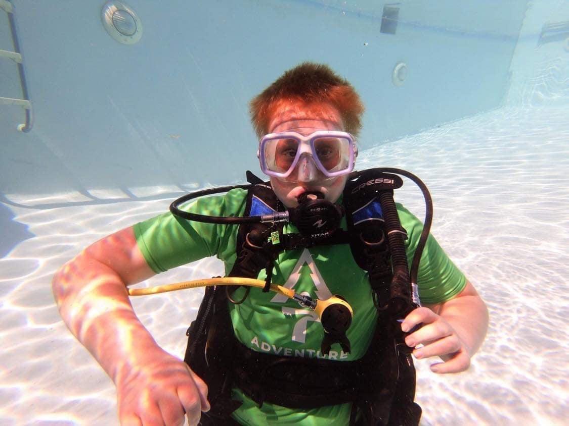 Brilliant try SCUBA diving session on the weekend, helping to change lives through adventure for young people and adults with health impairments. #adventuretherapy #charity #MakingLifeGreatOutdoors #trydive #socialprescribing