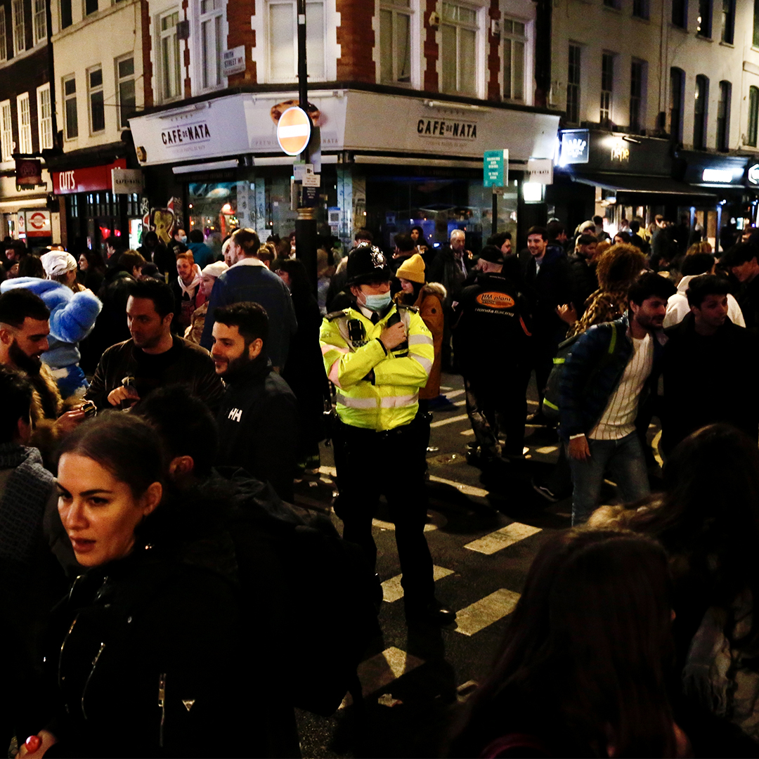 BBCLondonNews's tweet photo. The streets were packed last night in Soho, with roads closed for al fresco drinking and dining as outdoor hospitality reopened.

Read more: https://t.co/LrFVAam1hj
Photos: PA / Getty https://t.co/iTgGy6H6hO
