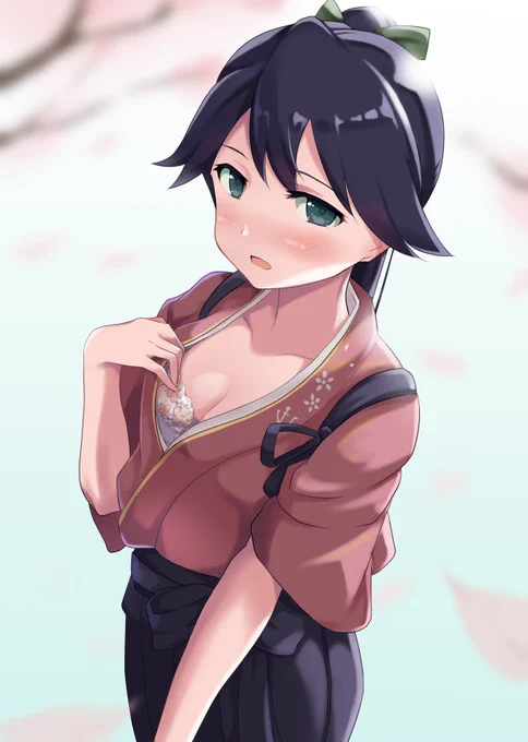 鳳翔さん「桜の季節ですね」
#艦これ 