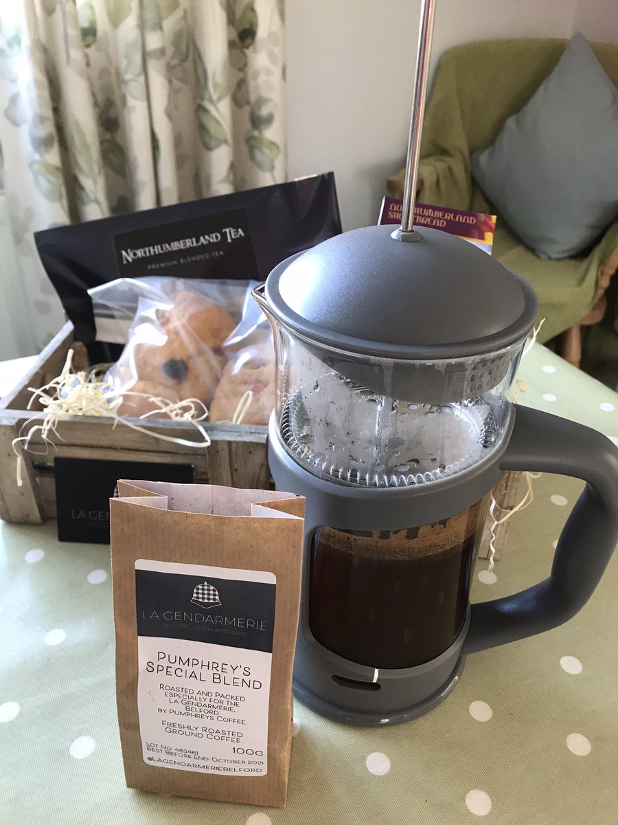 La Gendarmerie | Belford | Northumbria Coast &amp; Country Cottages Ltd 
Fantastic welcome pack for our arrival.☕️
northumbria-cottages.co.uk/property/la-ge…