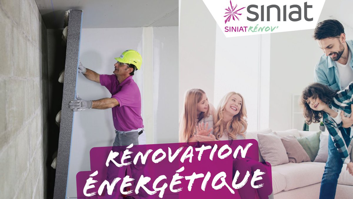 SiniatFrance's tweet photo. Dans le cadre du dispositif d’aides #MaPrimeRénov, @SiniatFrance accompagne #négoces & #artisans sur le marché de la #rénovationénergétique de la #maisonindividuelle & du #logementcollectif ! Toutes les infos sur Siniat Renov' 👉 https://t.co/vThTCT15bW. #CestSignéSiniat !
#BTP https://t.co/fheKUk9zjV