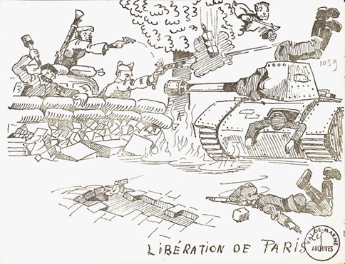 Archives_94's tweet photo. 🆕 #ArchivesEnLigne Il y'a du nouveau sur notre site internet 😃 Venez vite découvrir le fonds Lemarchand et sa collection de documents numérisés relatifs à la #2eGuerreMondiale👉
https://t.co/52j6IC6KVP? 
© AD94, "Resistancia Estudiantina" : document figuré (1945) 10J 9. https://t.co/oE79YO4X4r