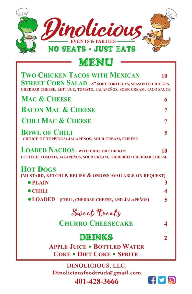 DinoliciousT's tweet photo. #Dinolicious will be at Rocky Point State Park this Saturday, April 17th from 11am-2pm and on Sunday, April 18th in Chepchet located at 1188 Putnam Pike from 11am-4pm.   Stop on by and give us a try! https://t.co/eM4MSSZfcK