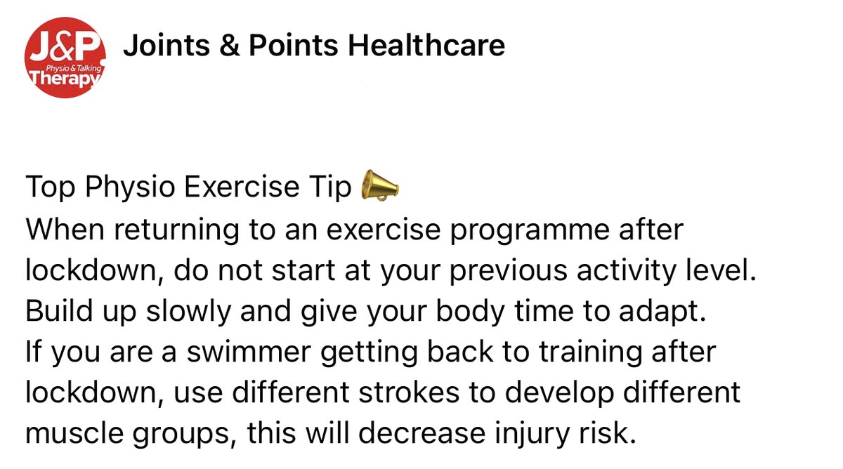 Top Physio Tip 🗣