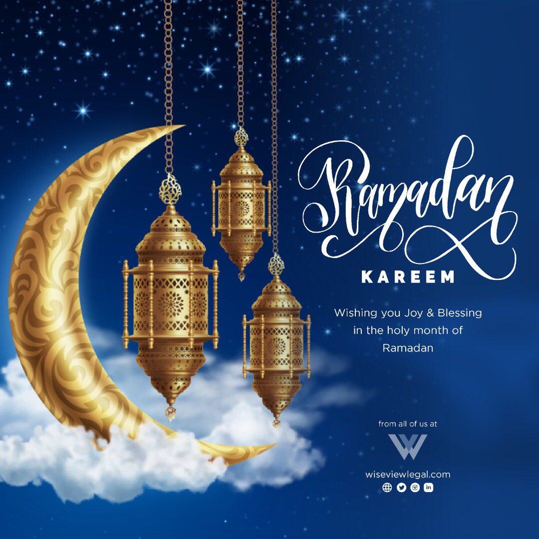 Ramadan Kareem to put Muslim brothers and sisters. #Wiseviewlegal #Legal #Ramadan #Muslim #Nigeria #Lagos #Holy