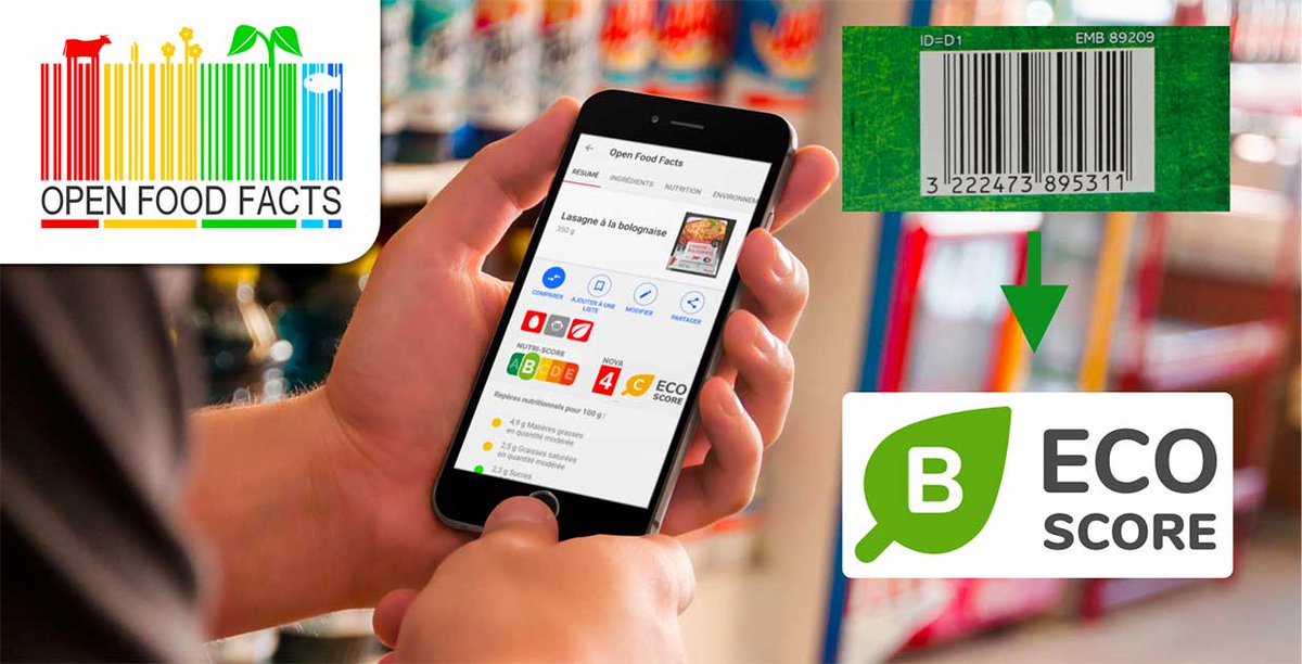 OpenFoodFacts fr tweet media