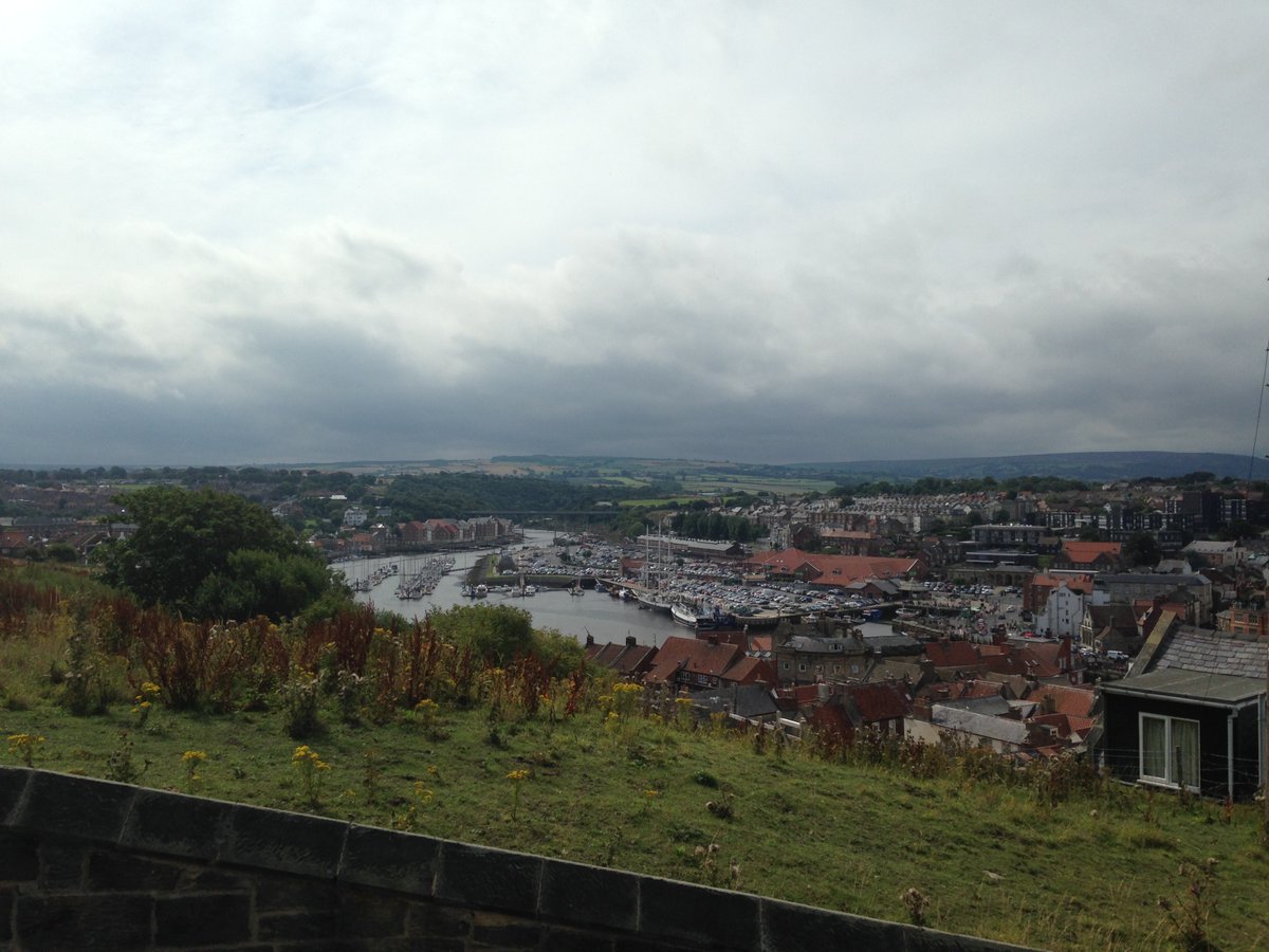 A view in Whitby - worth tackling 199 steps