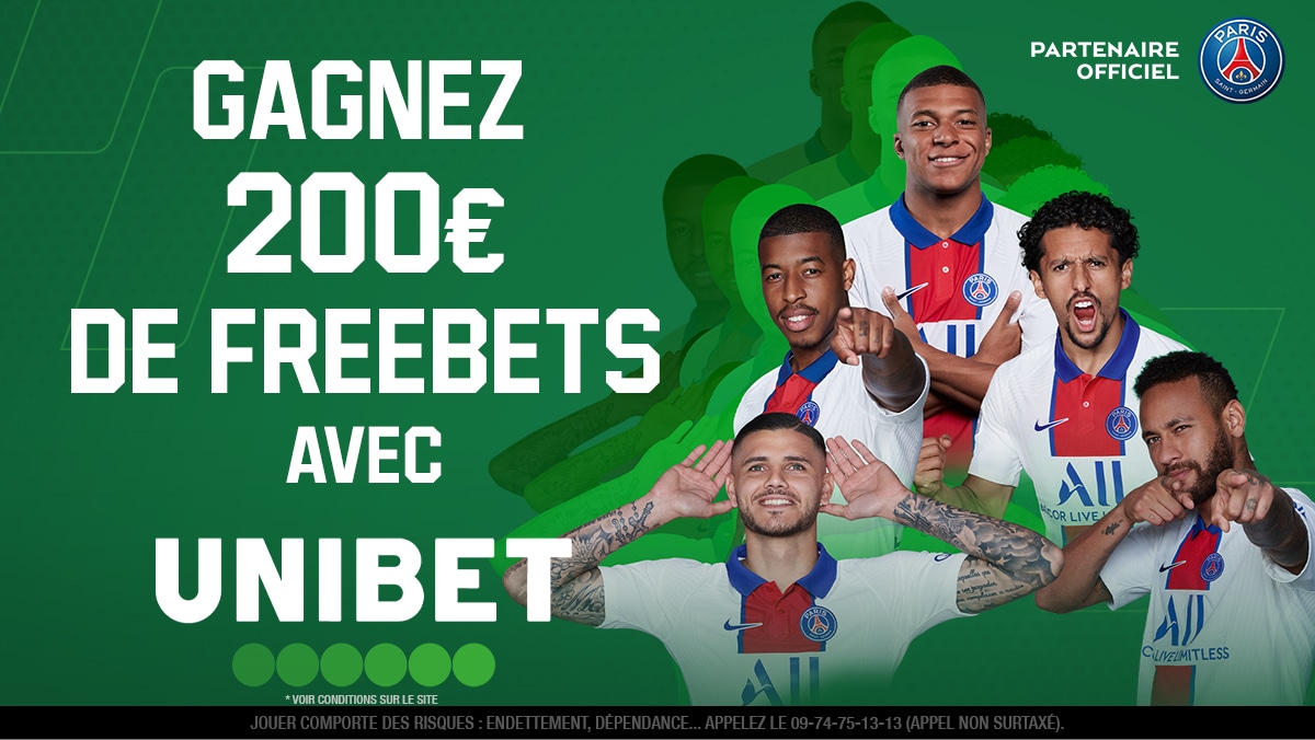 UnibetFrance's tweet photo. 🔥💸 10 x 20€ à gagner pour le choc #PSGBAY ! Quelle équipe va se qualifier ?

👉 RT/FOLLOW + Pseudo pour participer.  
⏳ Fin du jeu à 21h00. 
🍀 TAS mercredi. https://t.co/nNFhj9xz0c