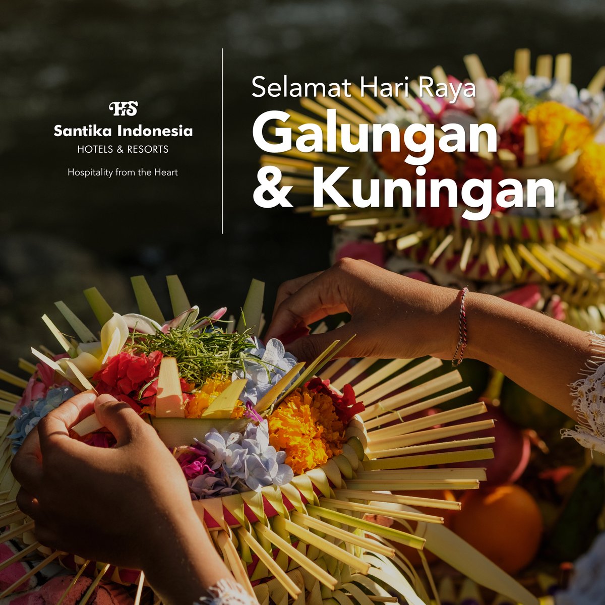 Selamat Hari Raya Galungan dan Kuningan. Semoga kedamaian, ketentraman dan kebahagiaan selalu menyertai kita semua.

#SantikaIndonesia #AmarisHotel #TheSamaya #TheKayana #TheAnvaya #KampiHotels #SantikaHotels #DiIndonesiaAja