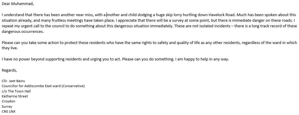 Jeet__Bains's tweet photo. I have asked Cllr. Muhammad Ali, the Cabinet Member for Sustainable Croydon, to act on this dangerous situation immediately

I have arranged several community meetings, and @HOME_residents have tried to engage the council in every way possible. But it goes nowhere

This must stop https://t.co/cKRK1hhLV1