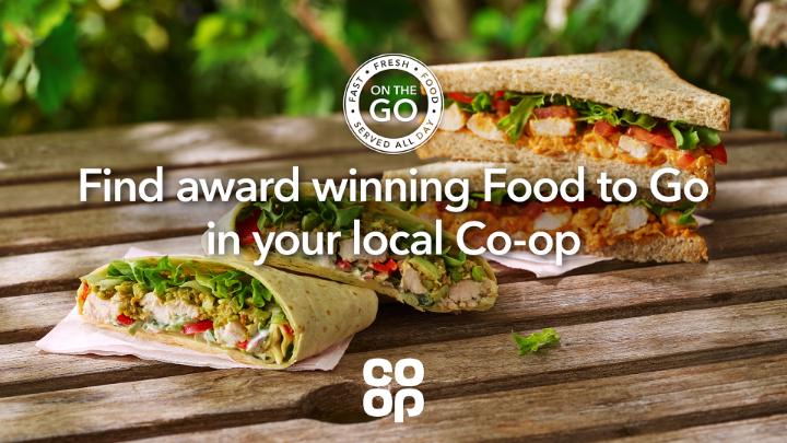Did you know you can get delicious, award winning Food To Go in your local [INSERT STORE NAME HERE] Co-op? 😋