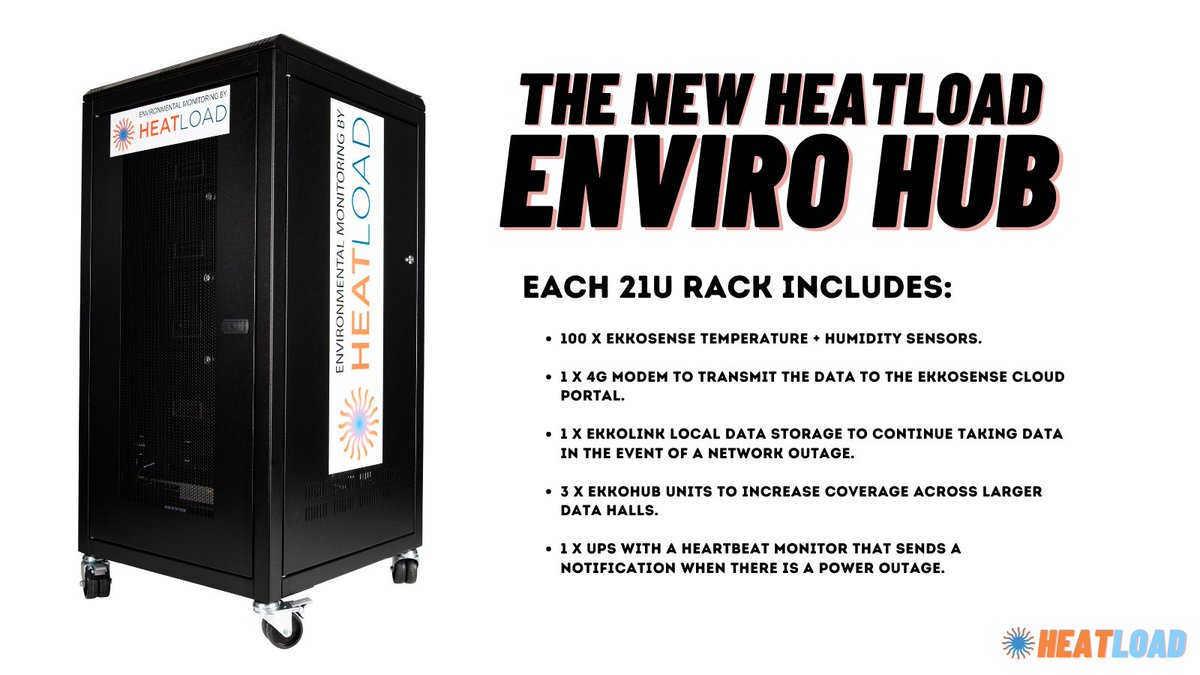 HeatLoadCoUk's tweet image. We are currently monitoring 2 x 4MW #DataHalls in Dublin from the comfort of our office in the UK...

Our #HeatLoad equipment is complimented by @EkkoSenseUK software during the IST by creating a virtual #DataHall with real-time temperature and humidity results.