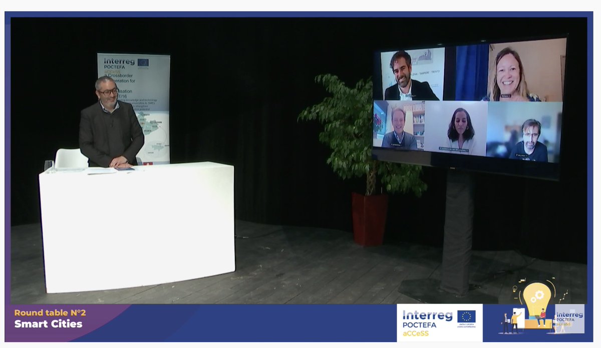 aCCeSS_POCTEFA's tweet photo. Merci à @jazarso de @IAAA_Lab, Gabriel Pérez de @UdL_info, Bérangère LARTIGUE @ neOCampusUT3, Jose COSTERO @josecostero et @KhadijaTig de @VINCIEnergies @Omexom_Official pour avoir partagé leur vision des #SmartCities
Séminaire #ACCESS_POCTEFA https://t.co/CrFjJigA5Q