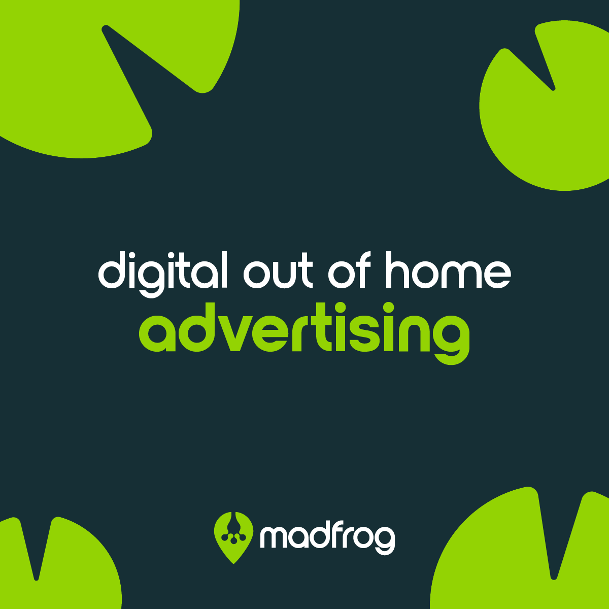 Customers Are No Longer Staying At Home.
Have You Booked Your Out of Home Advertising? 🏖️☀️
Madfrog.co.uk
#DOOH #OOH #OutofHome #Advertising