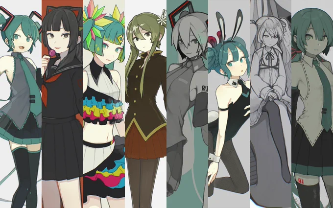 過去絵を並べるとなんとなく良い感じになる気がするから好き 