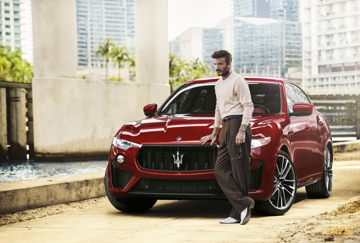 David Beckham, nouvel ambassadeur de la marque italienne de luxe, Maserati dlvr.it/RxYpvN
