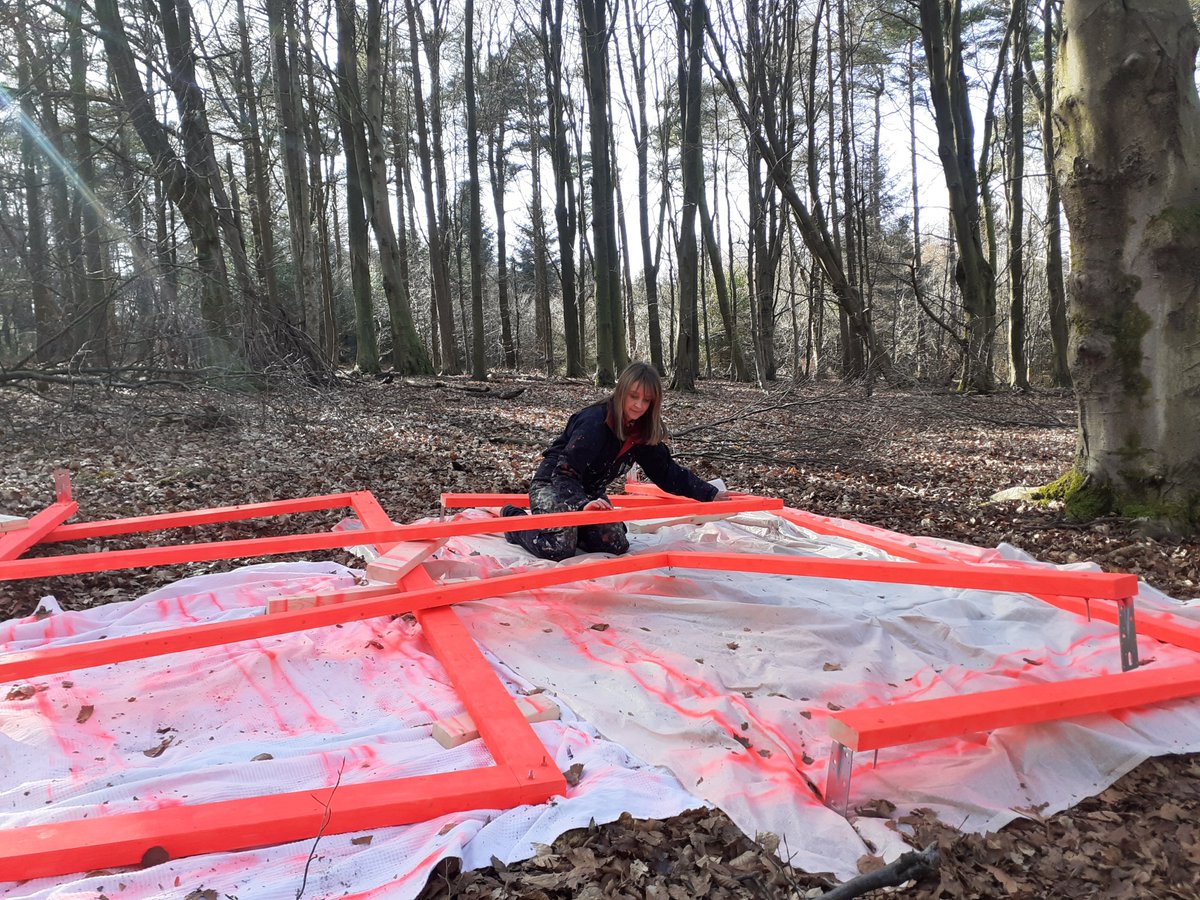 SalTaylorArtist's tweet photo. Exhibition at Dalby @Dalby_Forest @ForestryEngland @DalbyFriends now open! #selfscapes2021 #selfscapes https://t.co/ZlwRRNGnBy