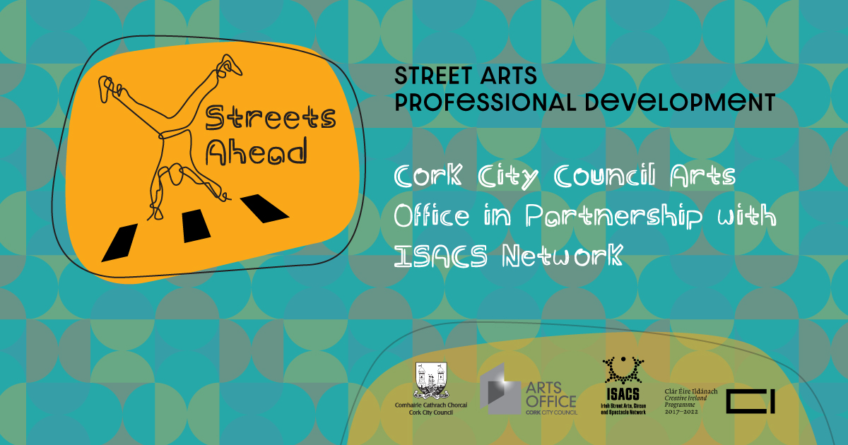 ISACSIreland's tweet photo. We are proud to announce ‘Streets Ahead’ - a new street arts professional development programme, developed by @corkcitycouncil in partnership with the ISACS Network and supported by @creativeirl. 

For more info please visit: https://t.co/IjJTQ3YtSV

#isacs #streetarts https://t.co/Zds4YQNBx8