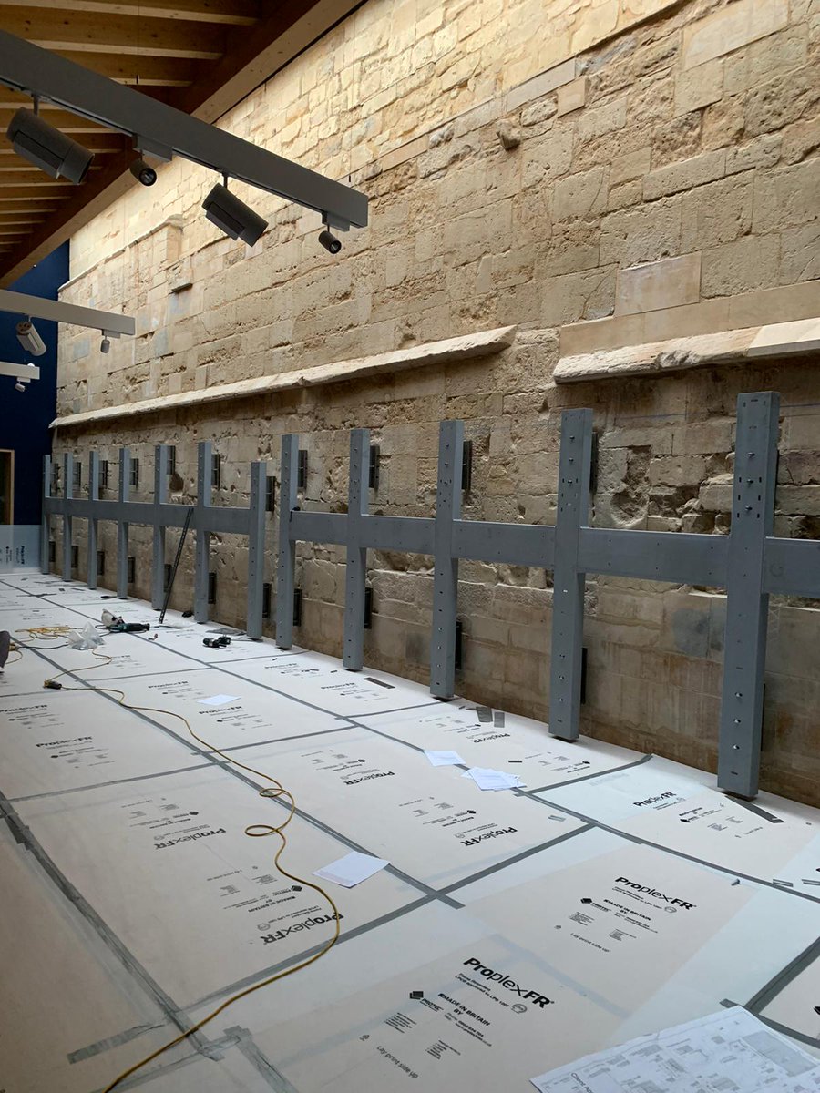 WilliamBirchLtd's tweet photo. Lovely to be back @LincsCathedral installing a new structure in the visitor centre to hold a special frieze to go on display. @HeritageFundUK @buttressarch @simpsonandbrown @ElliottWood_ #heritage #loveconstruction https://t.co/ZEPhwHfTsg