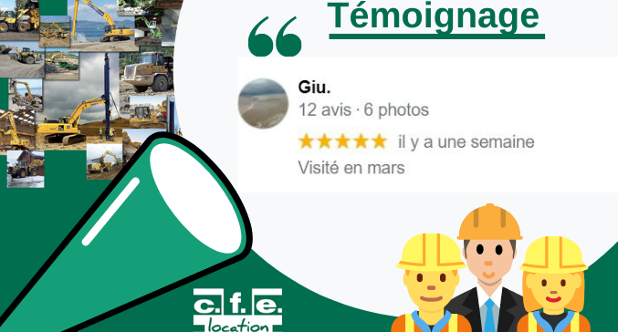 Nous avons reçu une nouvelle note de 5/5 😀
Merci pour votre fidélité et n'hésitez pas également à donner votre avis sur nos services 👉 lnkd.in/dW5y5Dc

#Expérience #Client #Témoignage #Avis #CFELocation #Materiel #Location #Equipement #Matériel